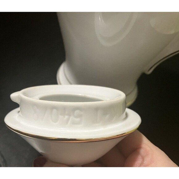 RARE Vintage Heinrich Winterling Porcelain Bavaria Germany Tea Pot/lid  54073 - Picture 14 of 16